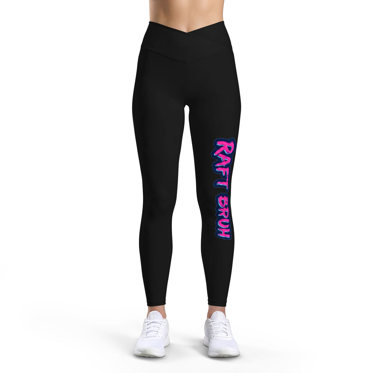 Raft Bruh neon graffiti leggings | Leggings