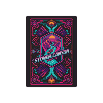 Stoner Canyon Playing Cards Poker Deck | Psychedelic Canyon Card Back