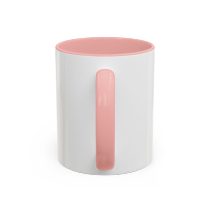 Rainbow Canoe Paddle Design Coffee Mug | Accent Coffee Mug