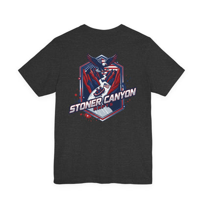 Stoner Canyon Eagle Crest T-Shirt | Patriotic Canyon Graphic Tee