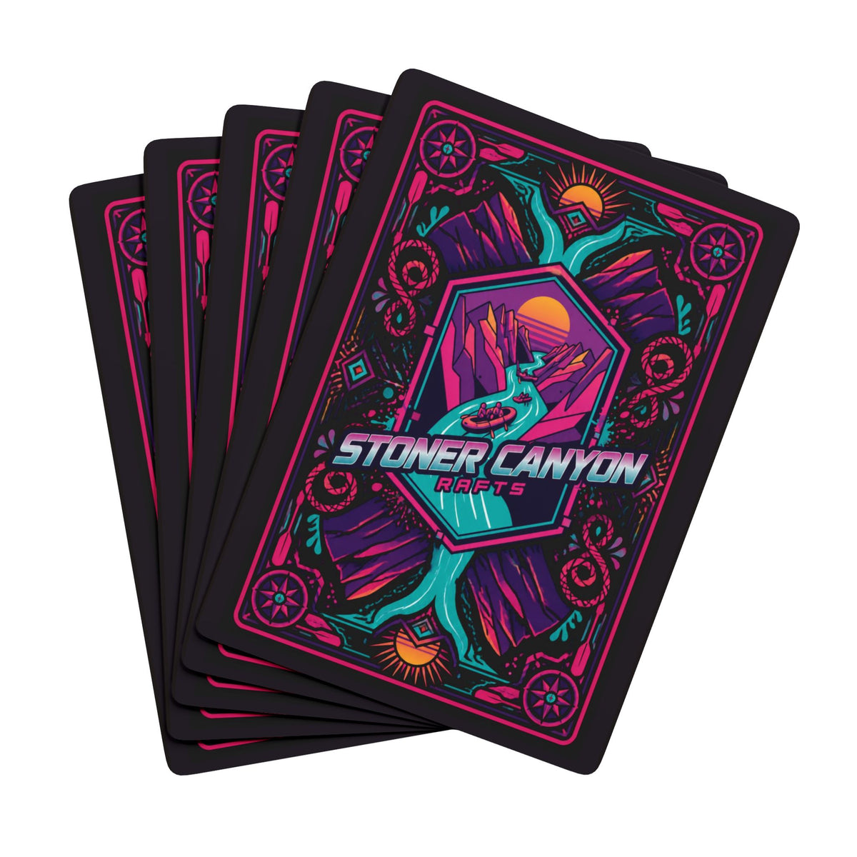 Stoner Canyon Playing Cards Poker Deck | Psychedelic Canyon Card Back