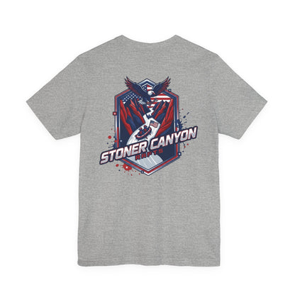 Stoner Canyon Eagle Crest T-Shirt | Patriotic Canyon Graphic Tee
