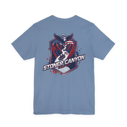 Stoner Canyon Eagle Crest T-Shirt | Patriotic Canyon Graphic Tee