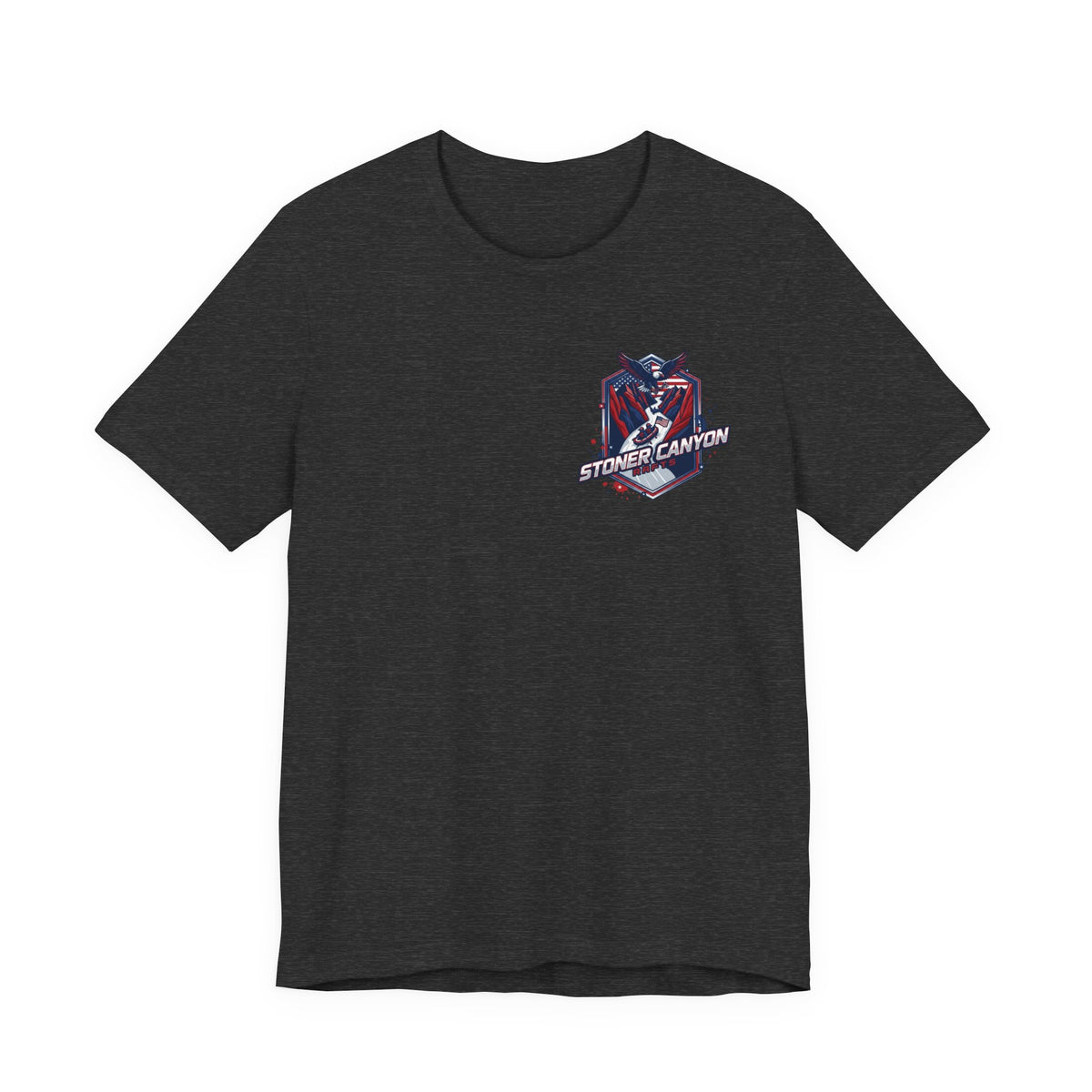 Stoner Canyon Eagle Crest T-Shirt | Patriotic Canyon Graphic Tee