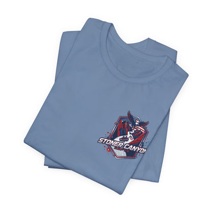 Stoner Canyon Eagle Crest T-Shirt | Patriotic Canyon Graphic Tee