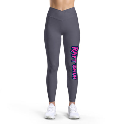 Raft Bruh neon graffiti leggings | Leggings